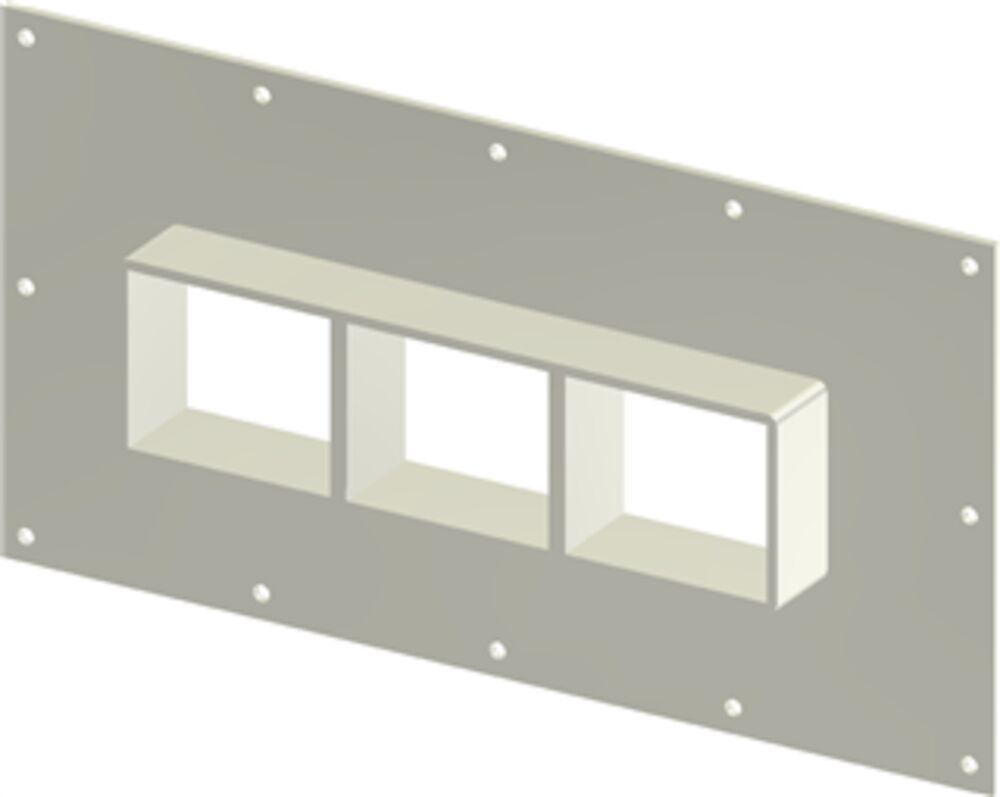 GH 2x3 FL100 AISI316