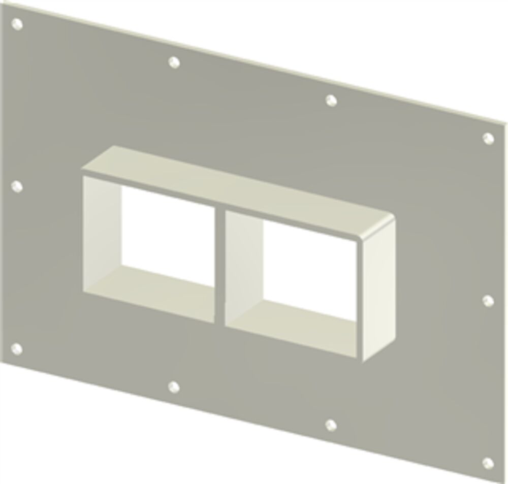 GH 2x2 FL100 GALV KIT
