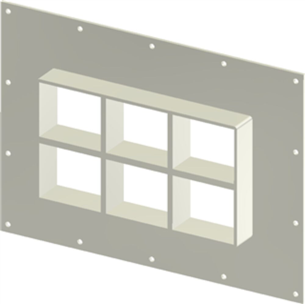 GH 2+2x3 FL100 GALV KIT