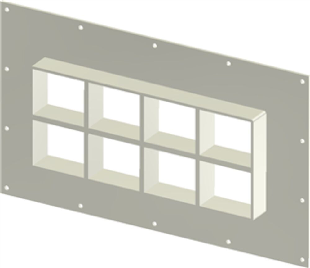 GH 2+2x4 FL100 GALV KIT
