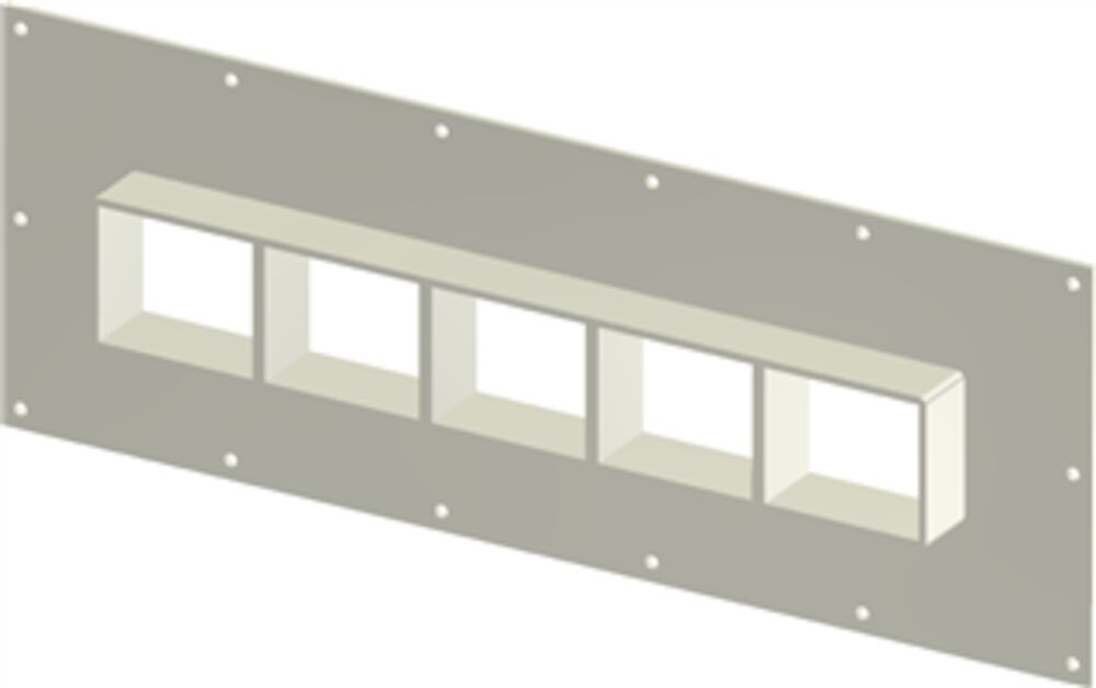 GH 2x5 FL100 AISI316 KIT